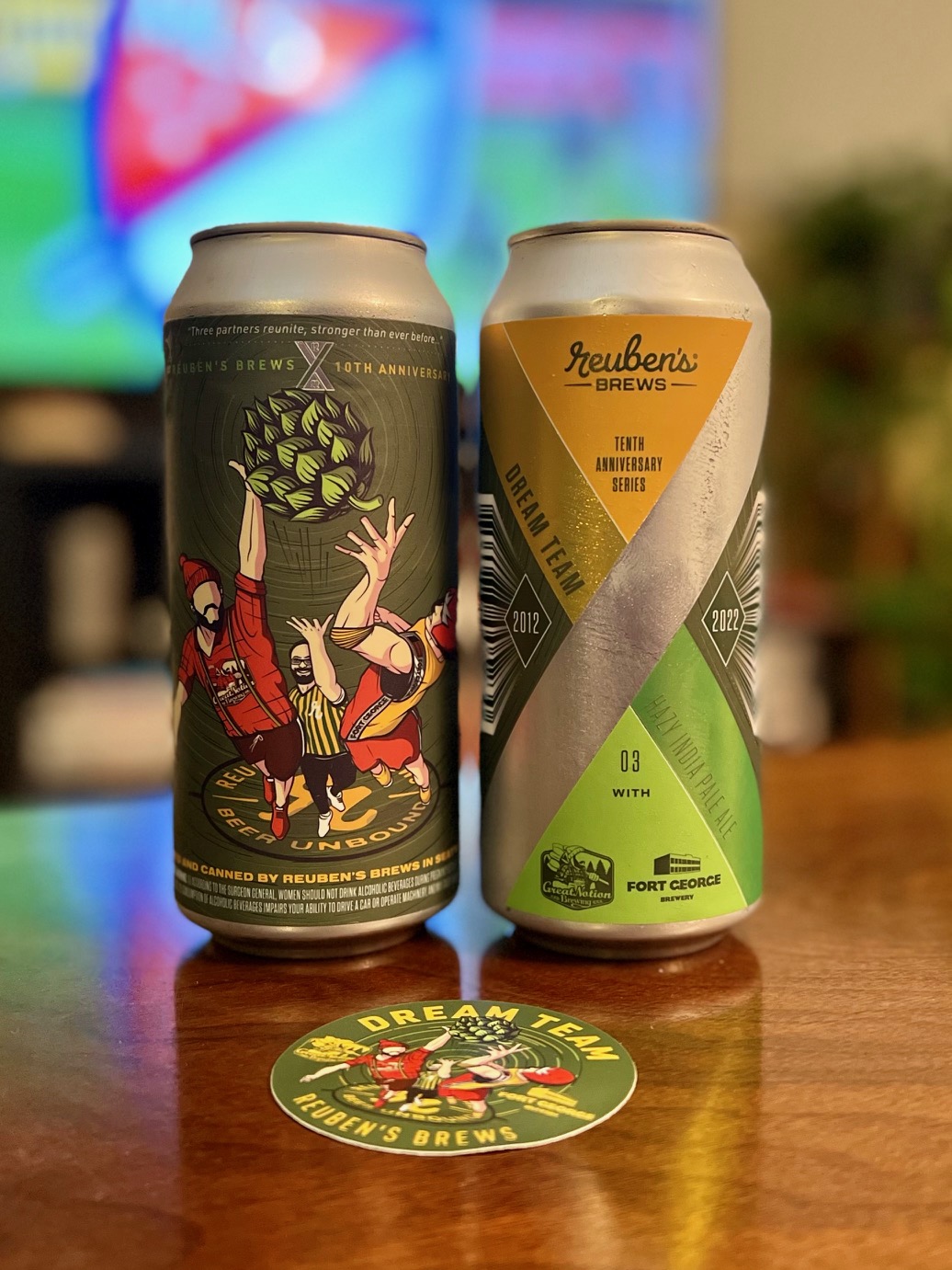 Reuben’s Brews returns with Fort George Brewery and Great Notion Brewing for Dream Team Hazy IPA.