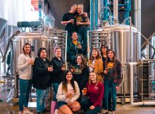 Women's brew day for Fearless IPA. (image courtesy of AleSmith Brewing Co.)