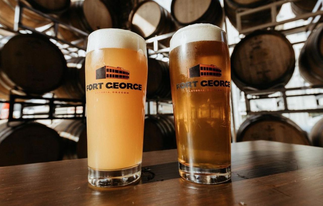 image of Beta 28 and Hazy Beta 28 that will eventually be the 2022 vintage of 3-Way IPA brewed with Ravenna Brewing and Alvarado Street Brewery courtesy of Fort George Brewery