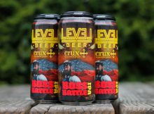 image of Boss Battle IPA, a collaboration from Level Beer and Crux Fermentation Project, courtesy of Level Beer