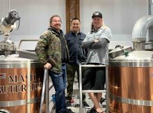 image of Erick Russ, Byron Sina, and Larry Clouser in the forthcoming Pono Brew Labs courtesy of Pono Brewing