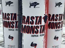 image of Von Ebert Brewing and Brian Grant Foundation Rasta Monsta Tropical Pilsner courtesy of Von Ebert Brewing