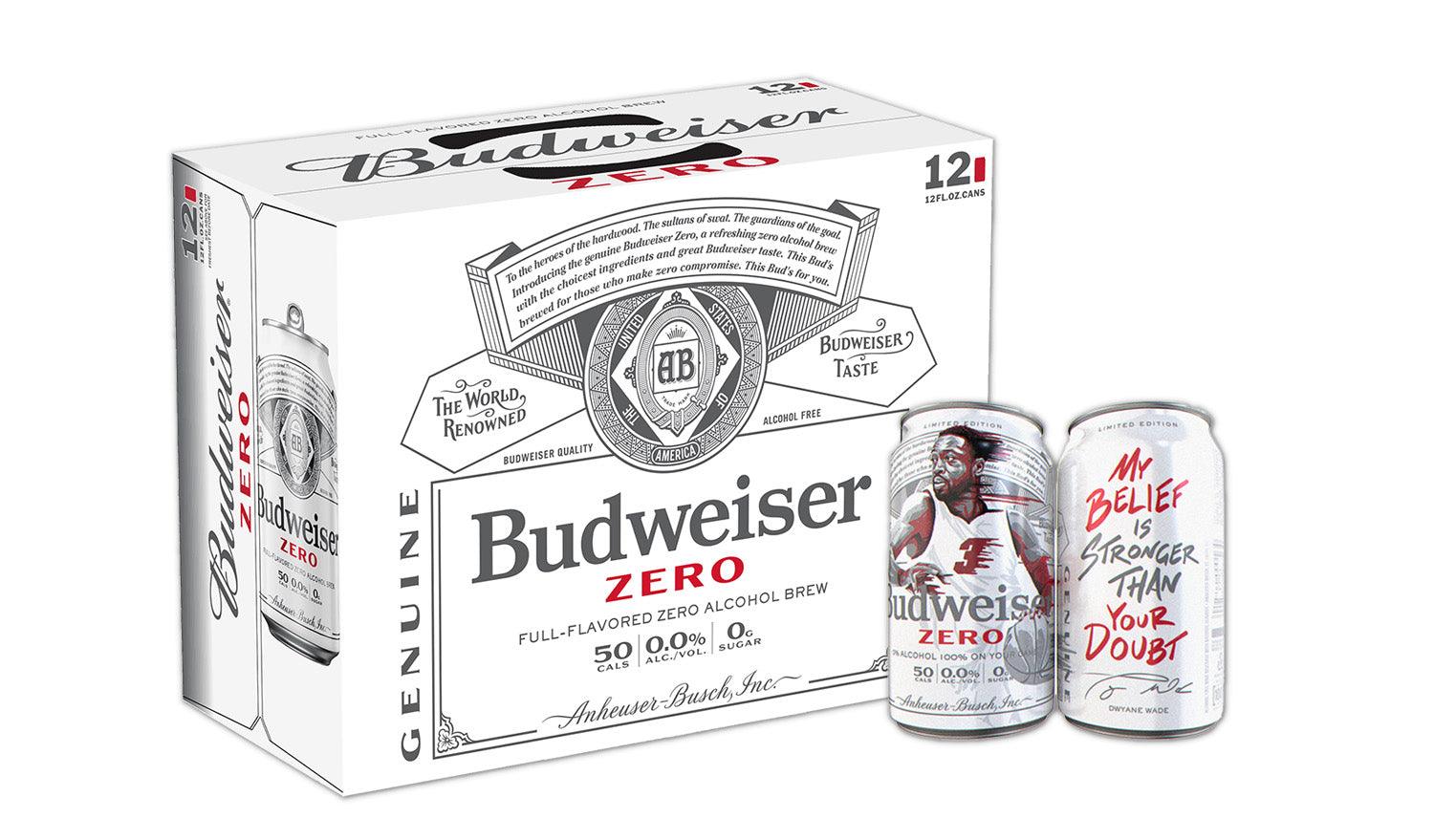 Budweiser Zero Dwayne Wade Beer Can