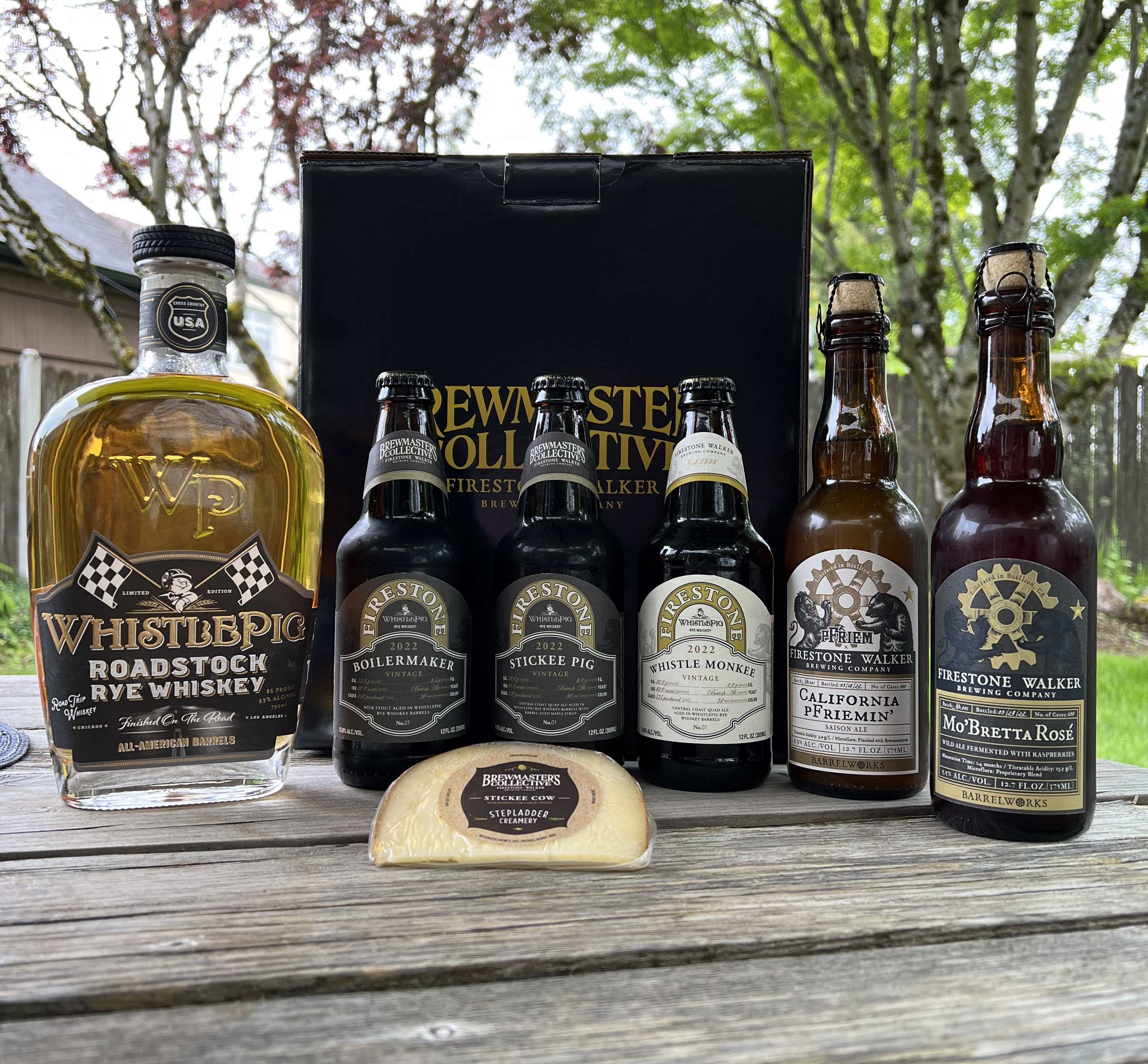 Firestone Walker's Brewmaster’s Collective - The Farmstead Collection that includes three barrel-aged beers aged in WhistlePig barrels.