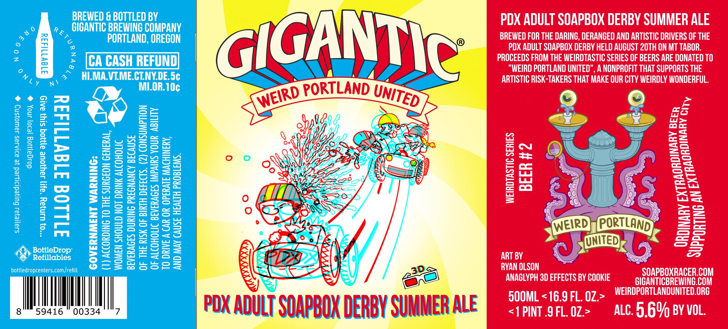 Gigantic Brewing + Weird Portland United Release Portland Adult Soapbox