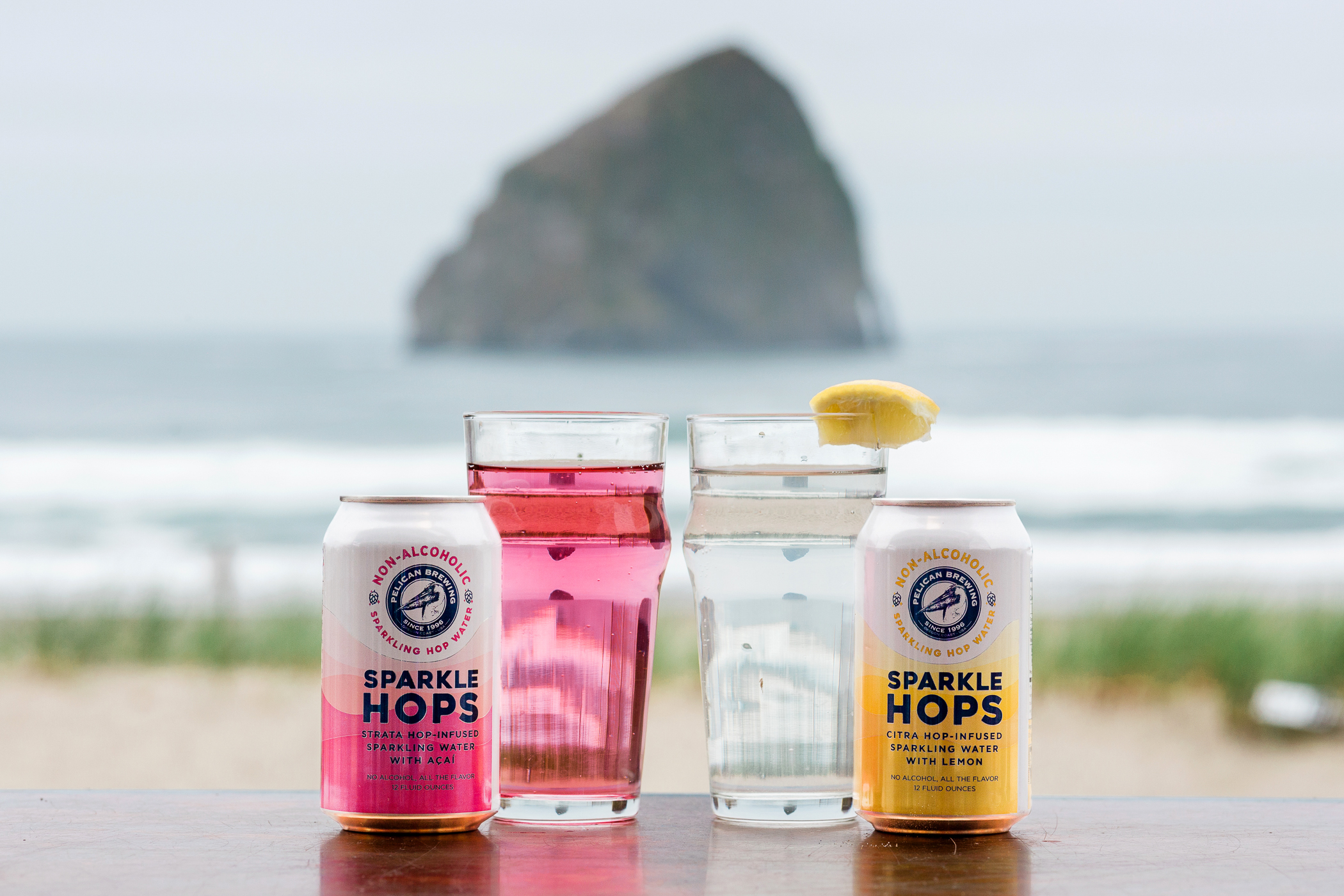 image of Sparkle Hops - Non Alcoholic Sparkling Hop Water courtesy of Pelican Brewing Company