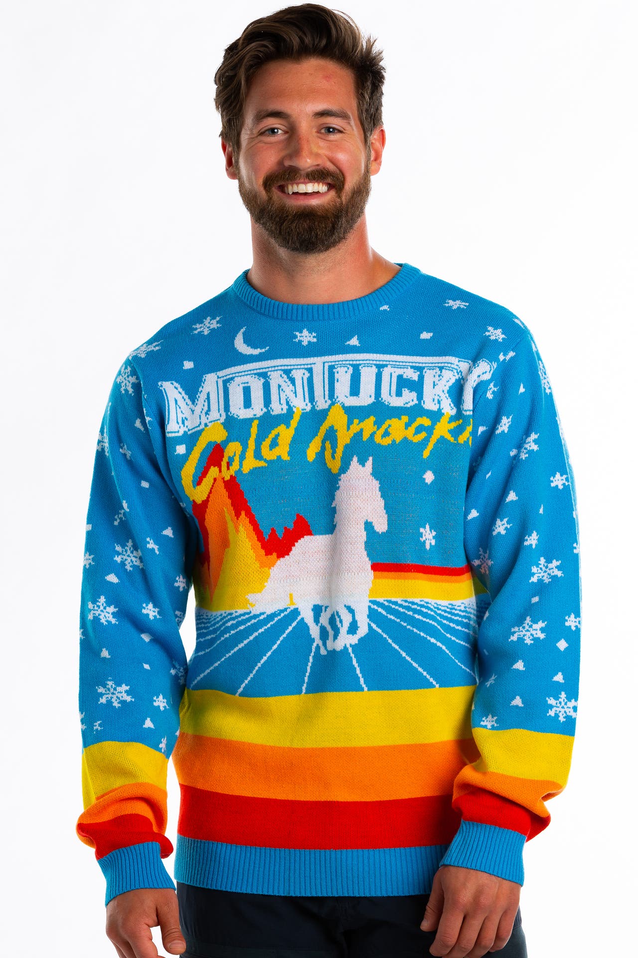 image of The Swig Sky Country Montucky Holiday Sweater courtesy of Shinesty