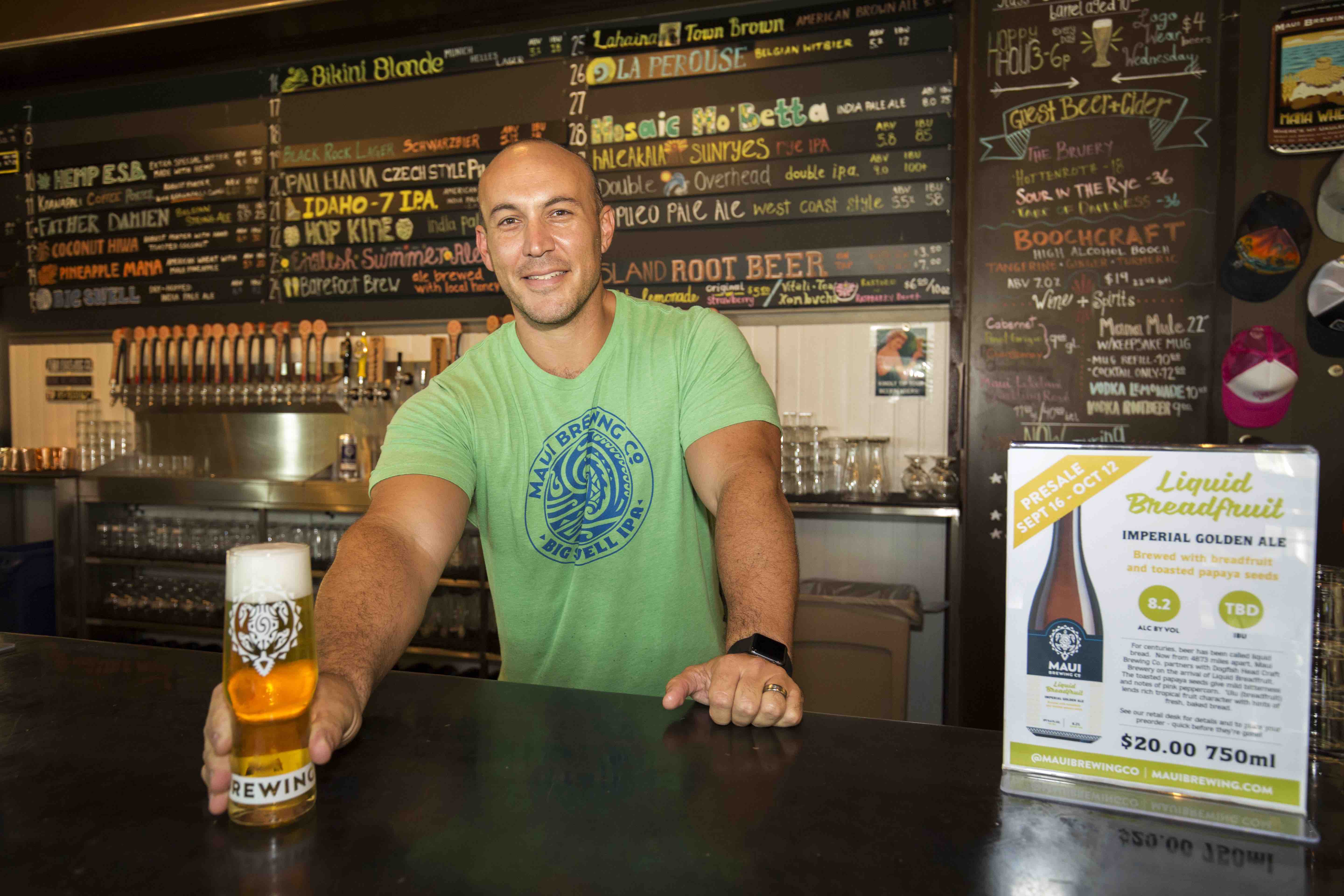 image of Garrett Marrero, Maui Brewing Company CEO and Co-Founder, courtesy of Maui Brewing Co.