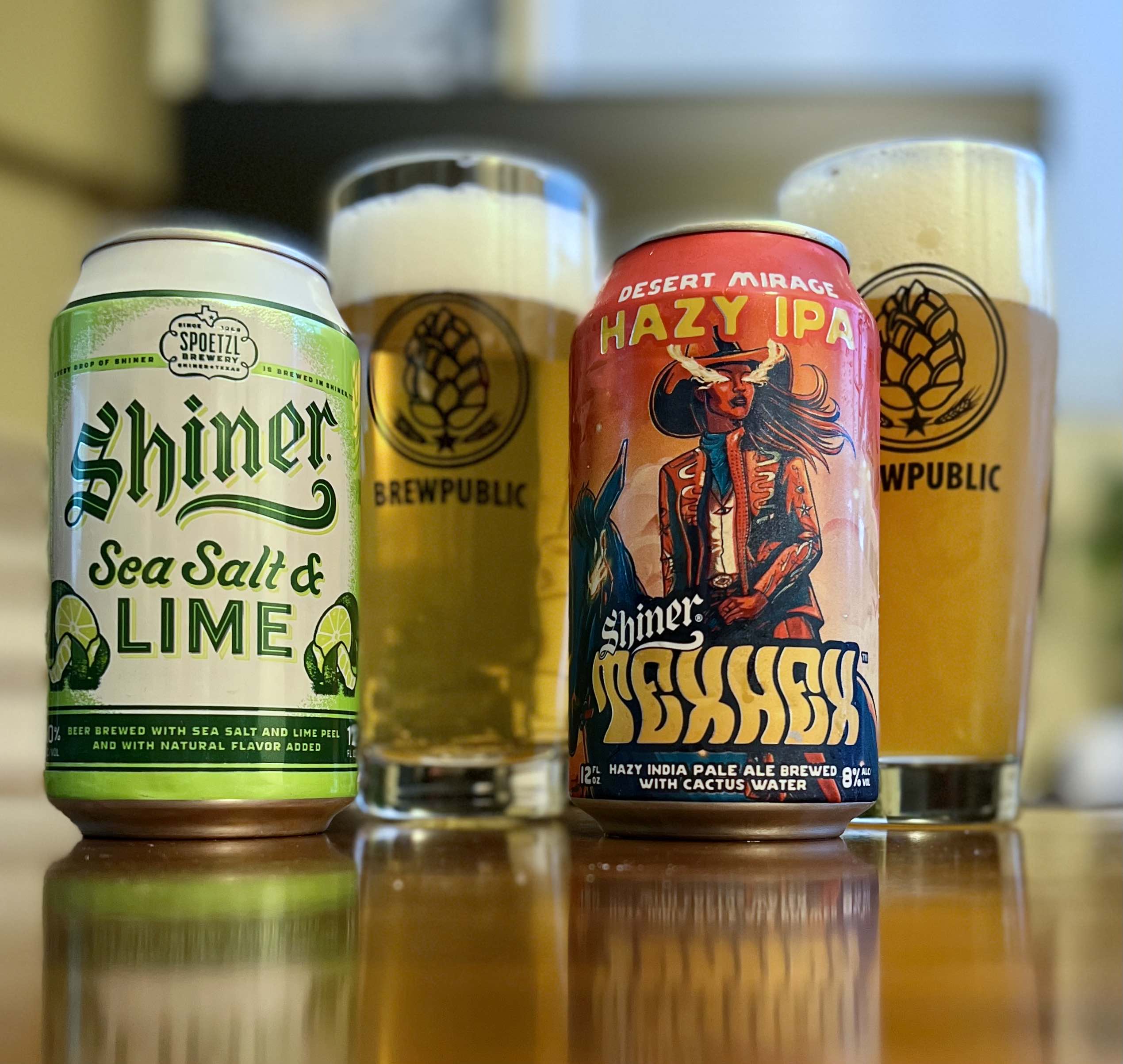 Shiner Summer Beer Round Up Desert Mirage Hazy IPA & Sea Salt & Lime