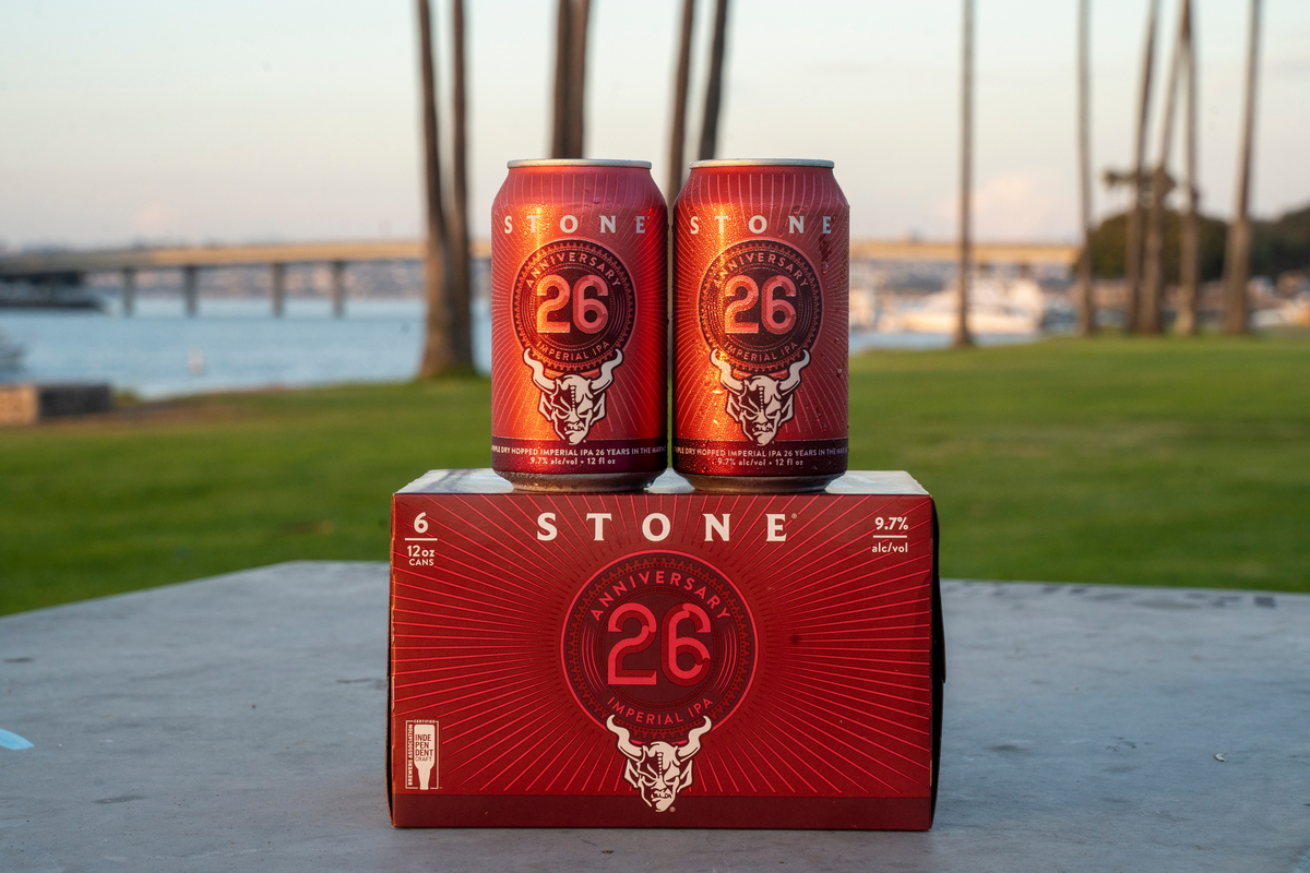 image of Stone 26th Anniversary Imperial IPA courtesy of Stone Brewing