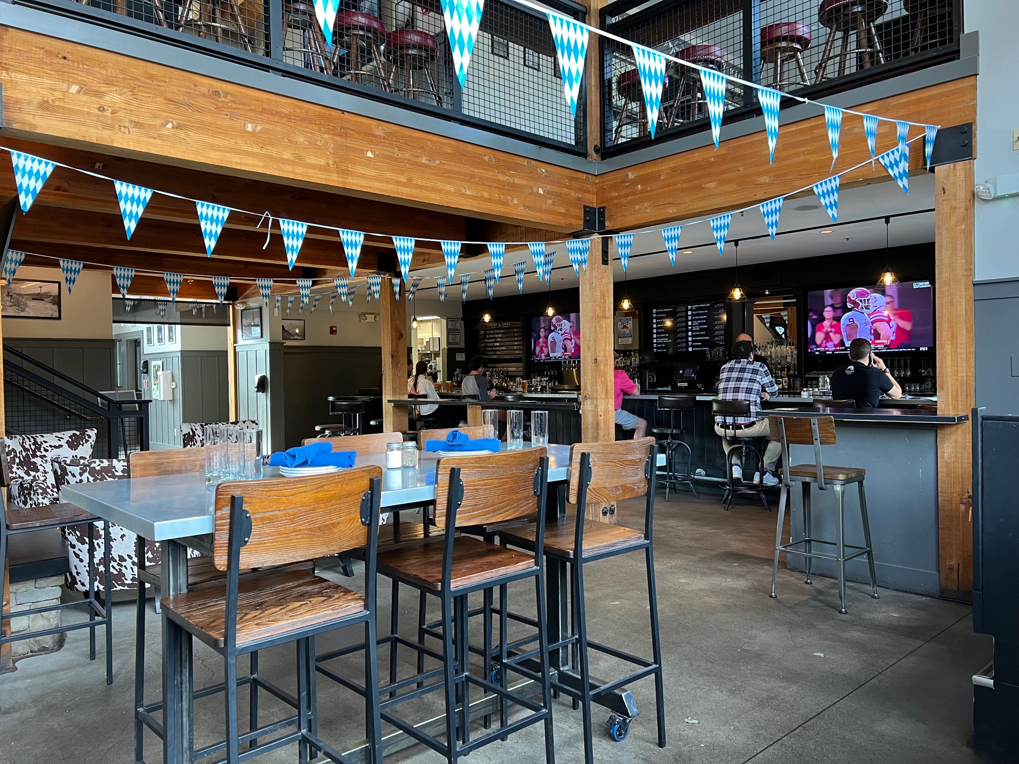 Cascade Lakes Brewing in Bend is all festive for its Oktoberfest celebration.