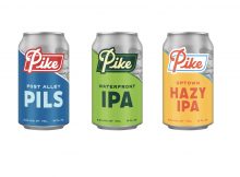 Pike Brewing Post Alley Pils, Waterfront IPA, and Uptown Hazy IPA join its year-round lineup.