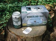 Two Beers Brewing partners with Washington Trails Association on Wonderland Trail IPA. (image courtesy of Two Beers Brewing)