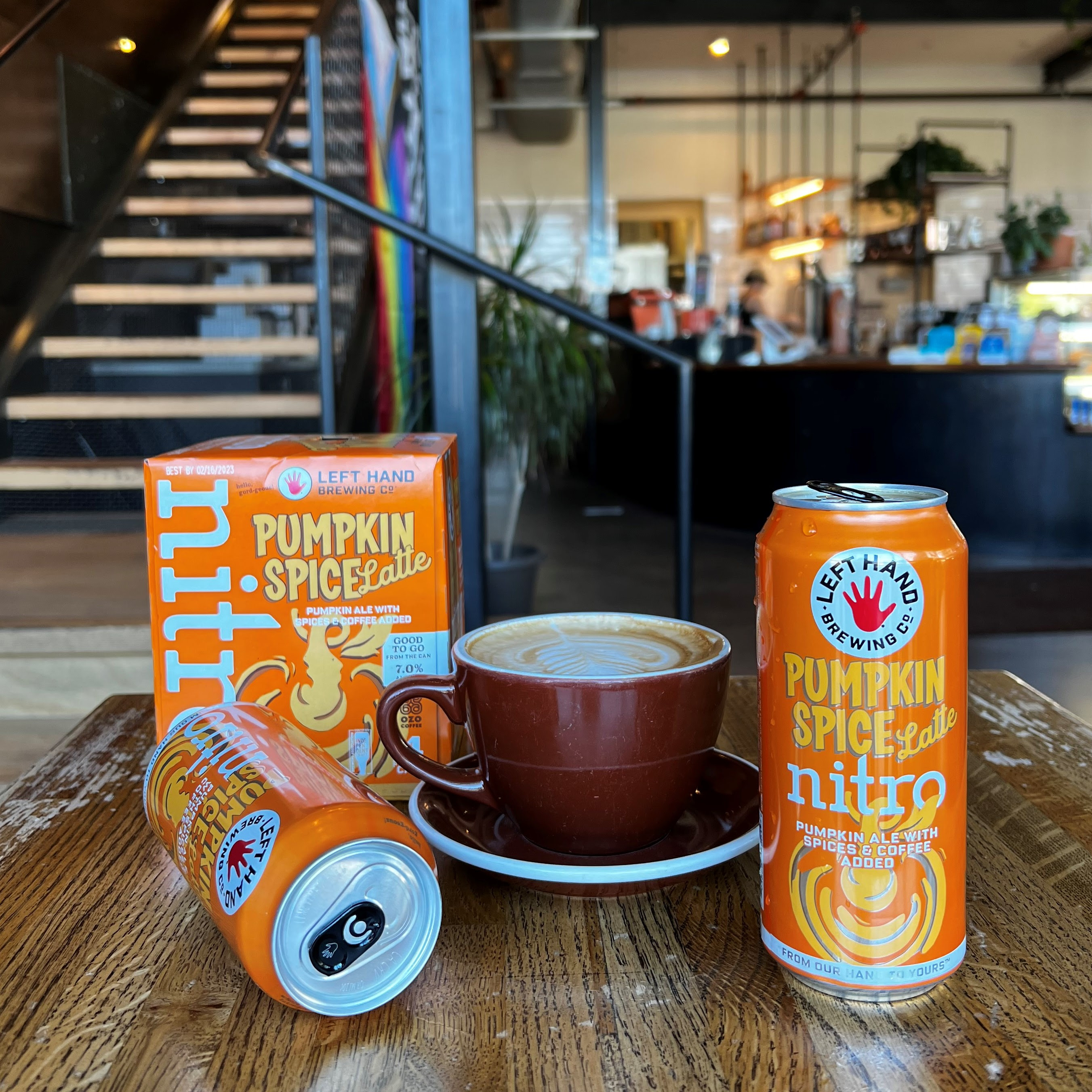 image of Left Hand Pumpkin Spice Latte Nitro courtesy of Left Hand Brewing