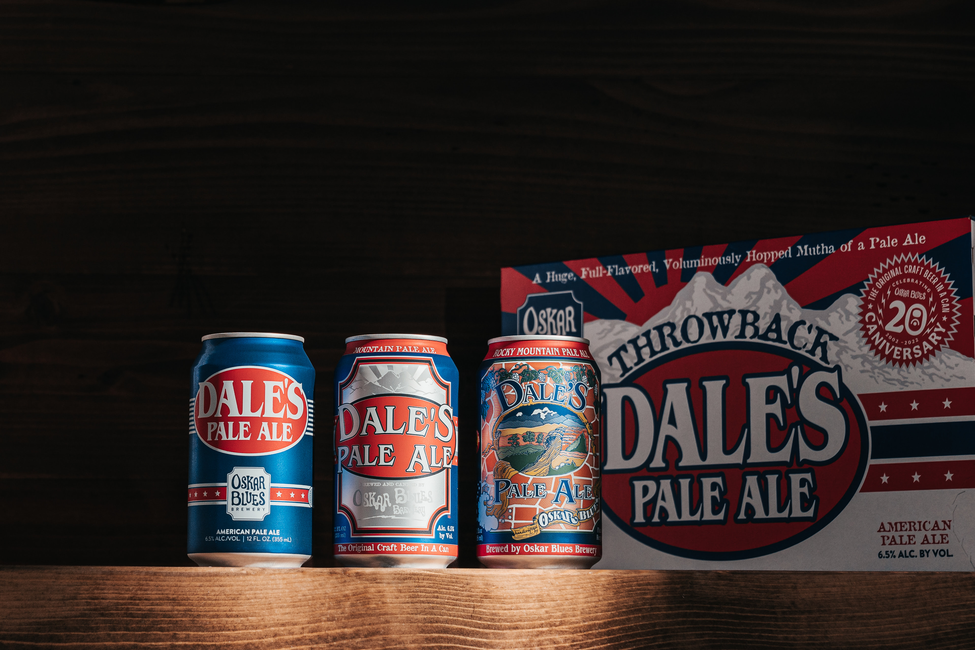 The Throwback Pack Features All Three Can Designs From The Twenty Year History Of Dale’s Pale Ale