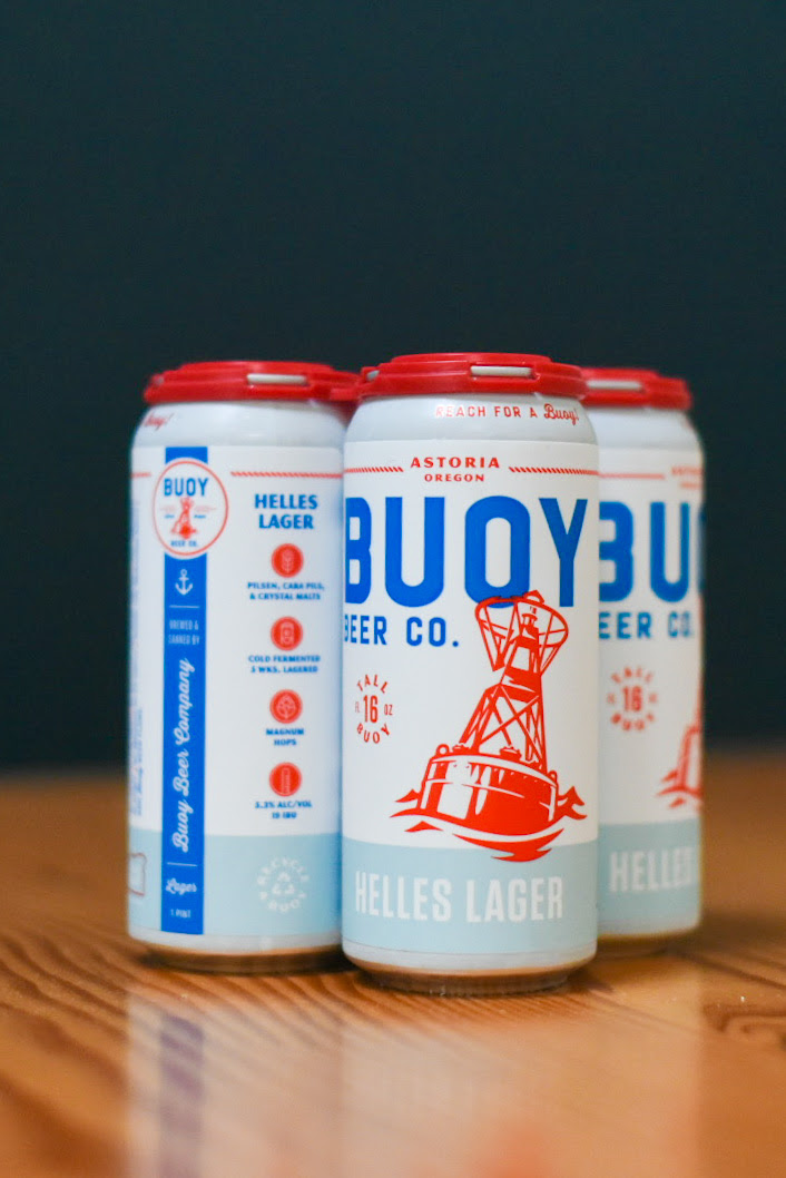 image of Helles Lager courtesy of Buoy Beer