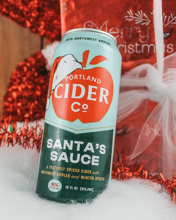 image of Santa’s Sauce courtesy of Portland Cider Co.