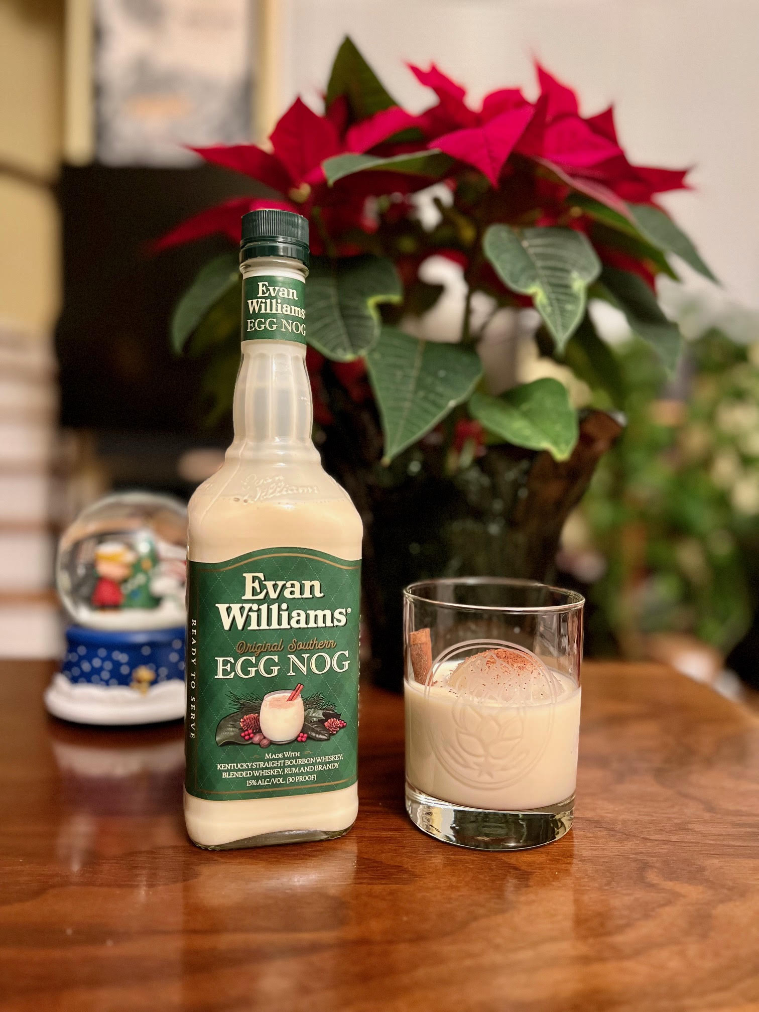 Evan Williams Original Southern Egg Nog makes for the perfect holiday cocktail that's super easy to make and serve.