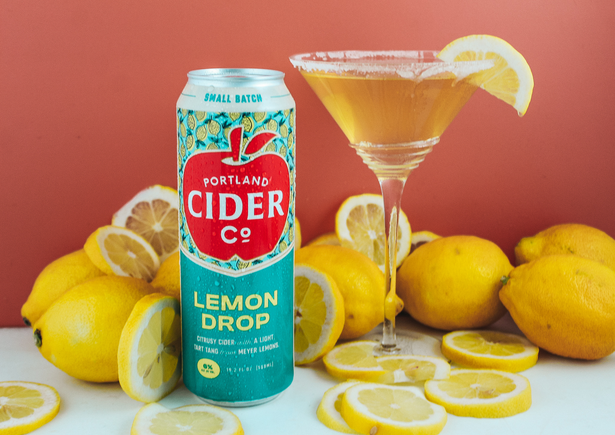 image of Lemon Drop Cider courtesy of Portland Cider Co.