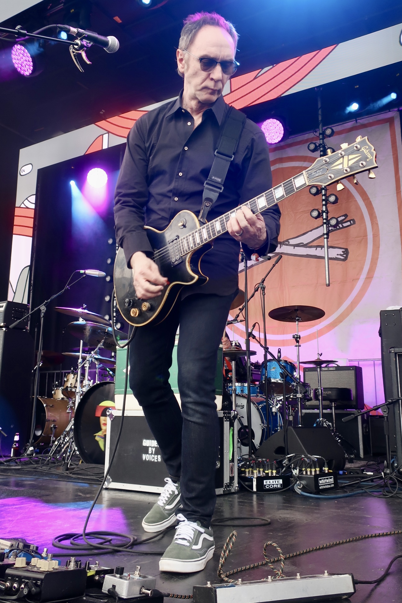 Doug Gillard of Guided by Voices performing at the 2022 Treefort Music Festival.