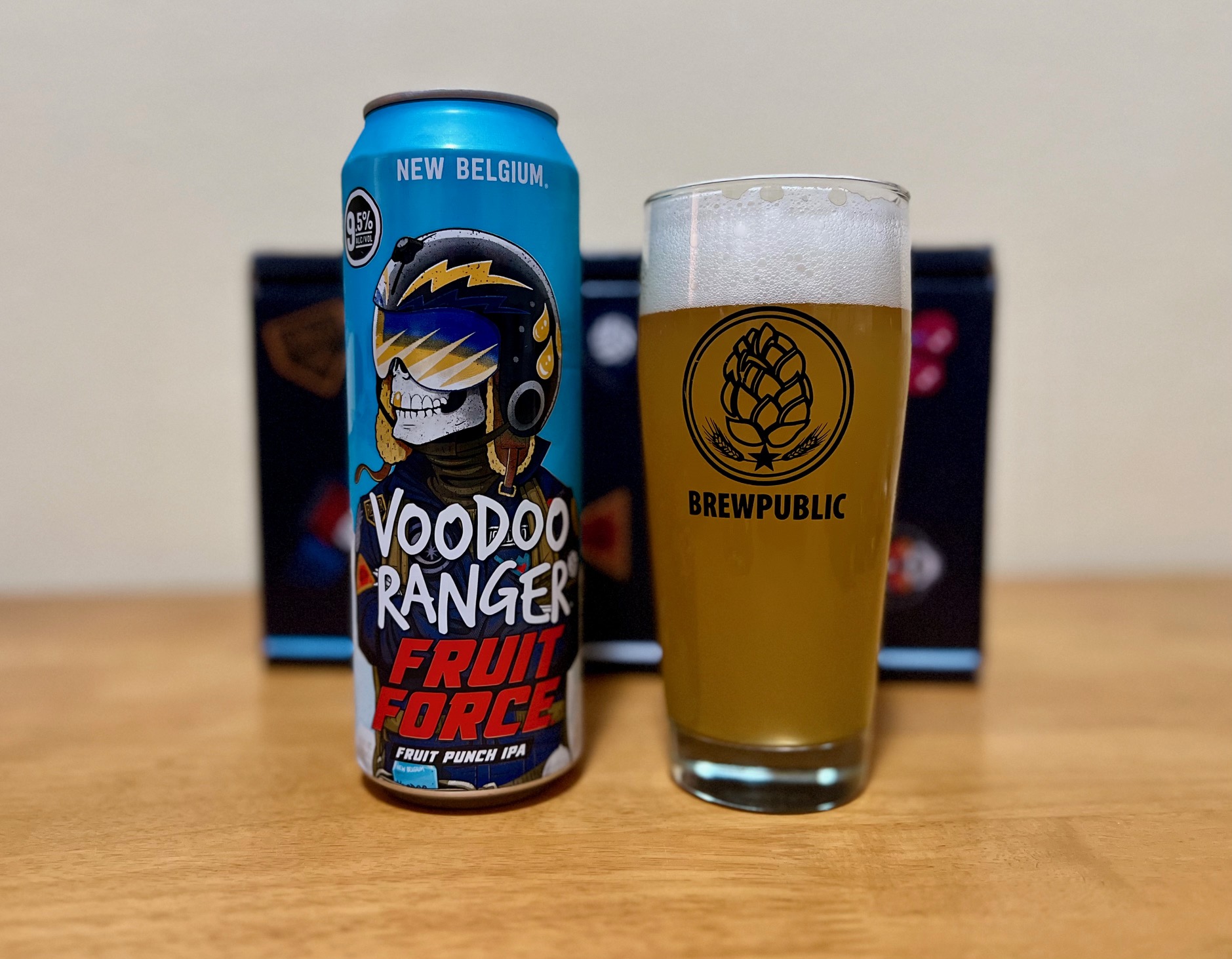 Sampling New Belgium Brewing's new Voodoo Ranger Fruit Force IPA