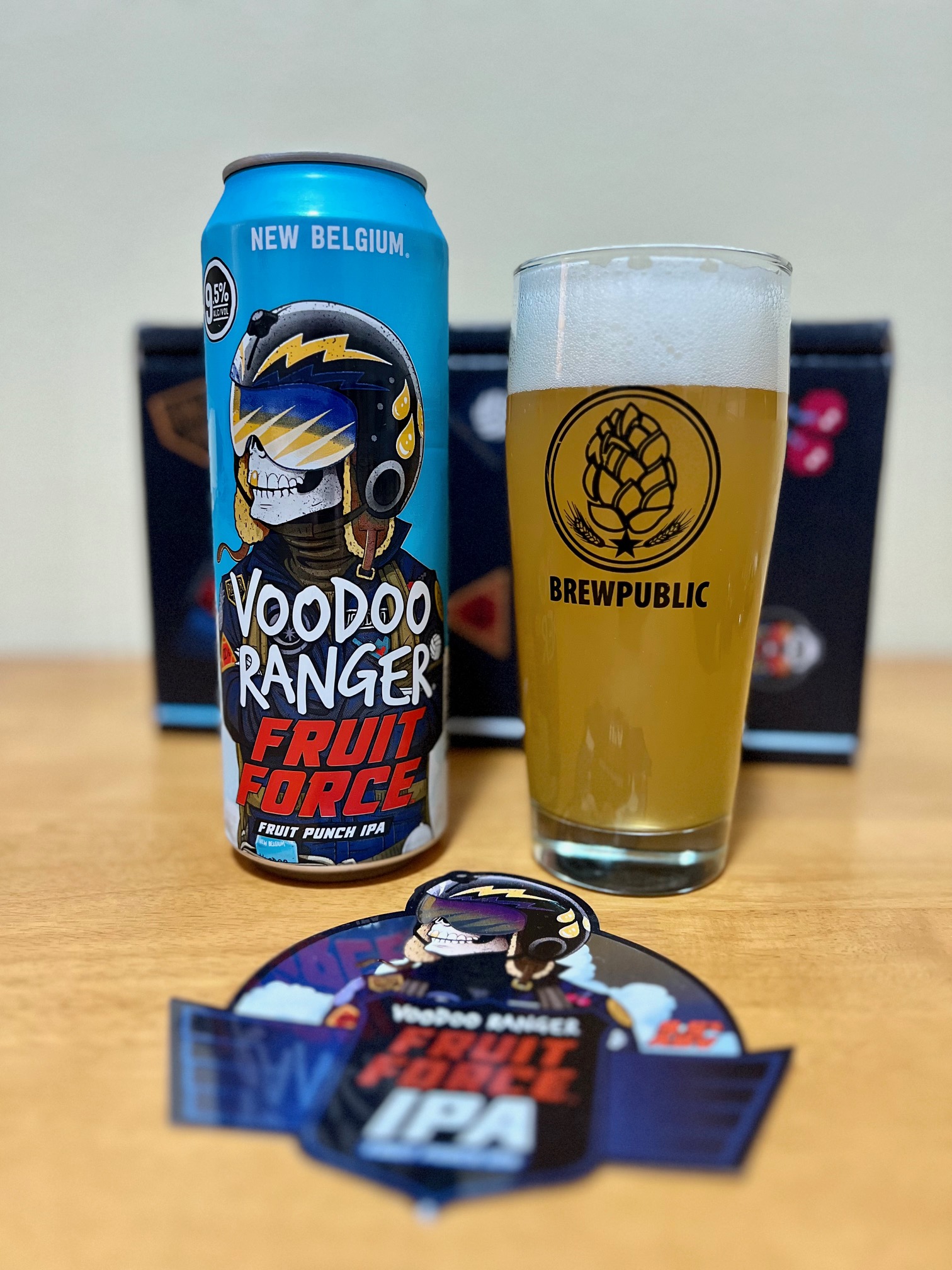 Voodoo Ranger Pub Glass