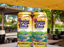 Bale Breaker Brewing cans Raging Ditch Dry-Hopped Blonde Ale for the first time. (image courtesy of Bale Breaker Brewing)