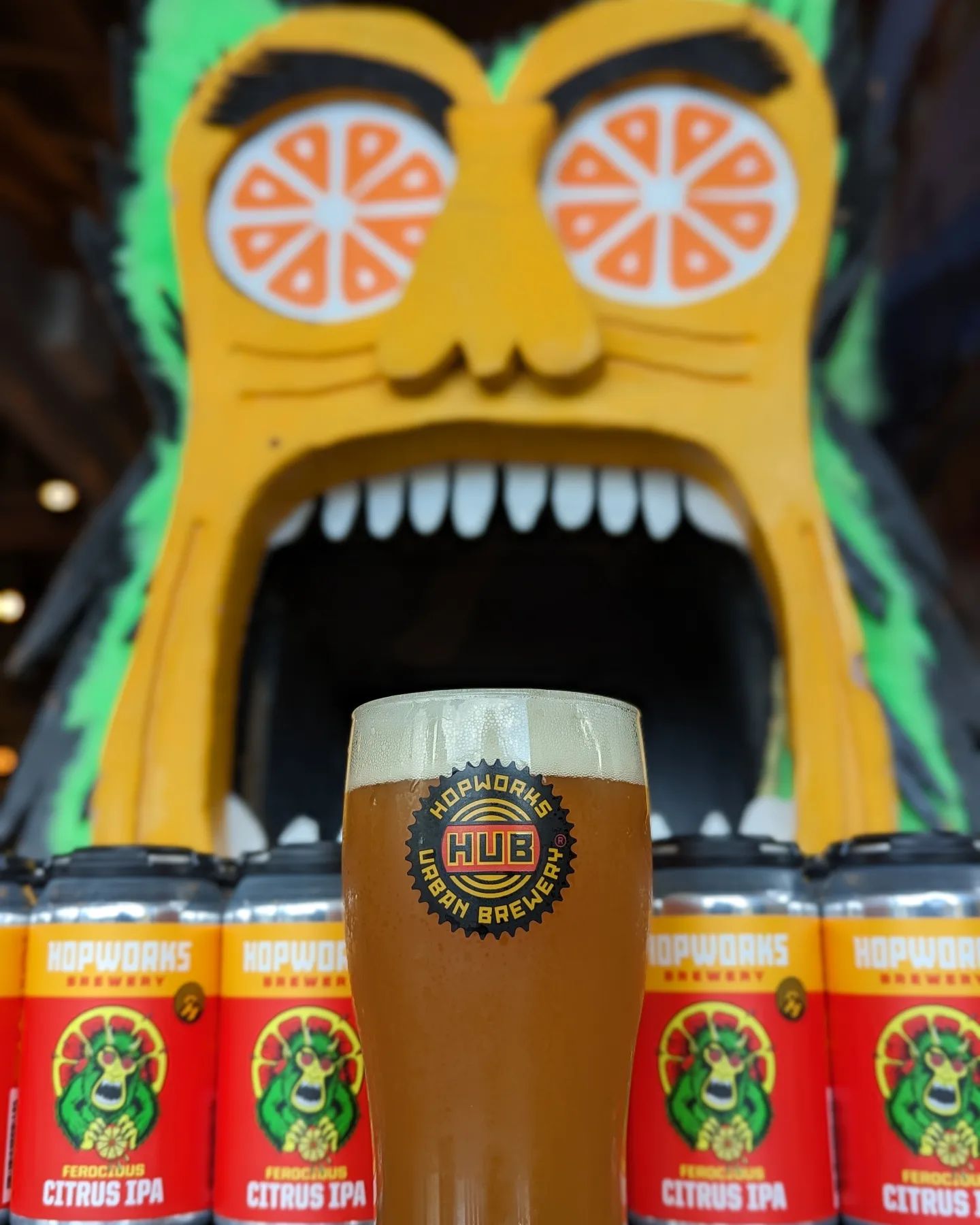 image of Ferocious Citrus IPA courtesy of Hopworks Brewery