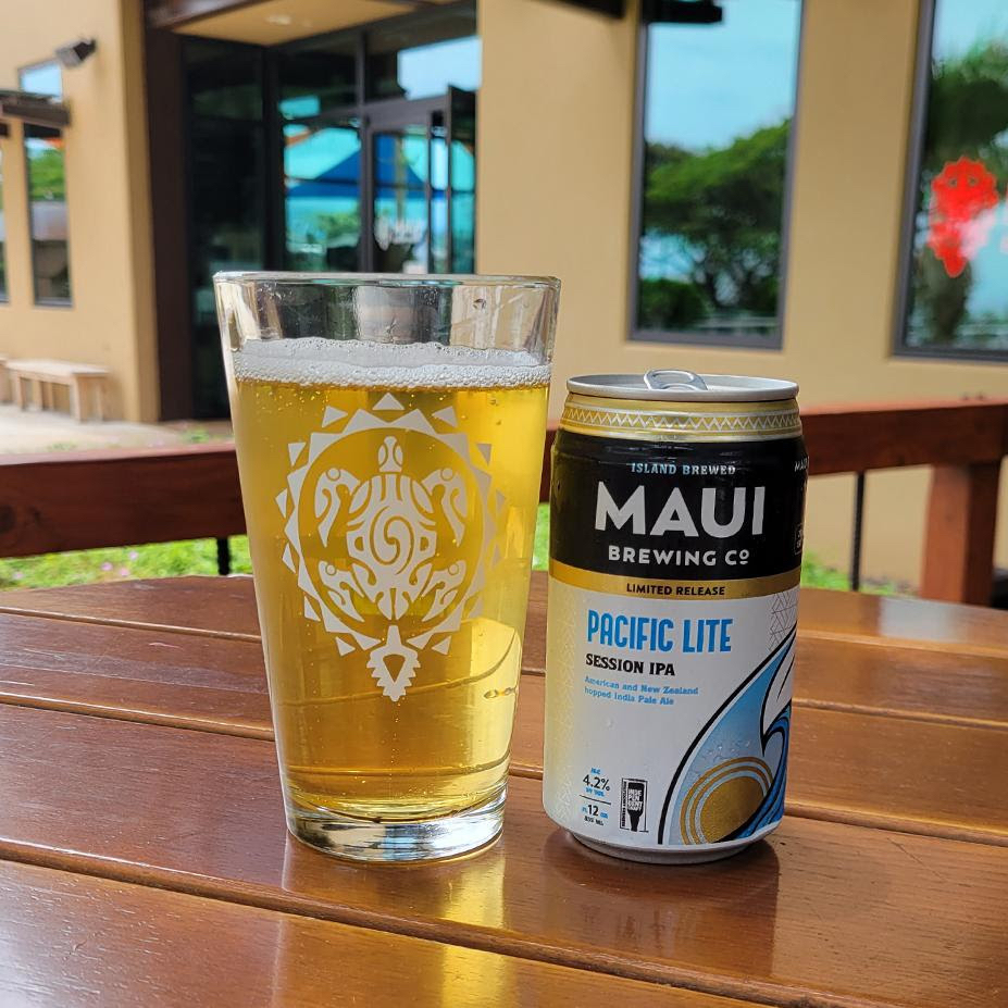 image of Pacific Lite Session IPA courtesy of Maui Brewing Co.