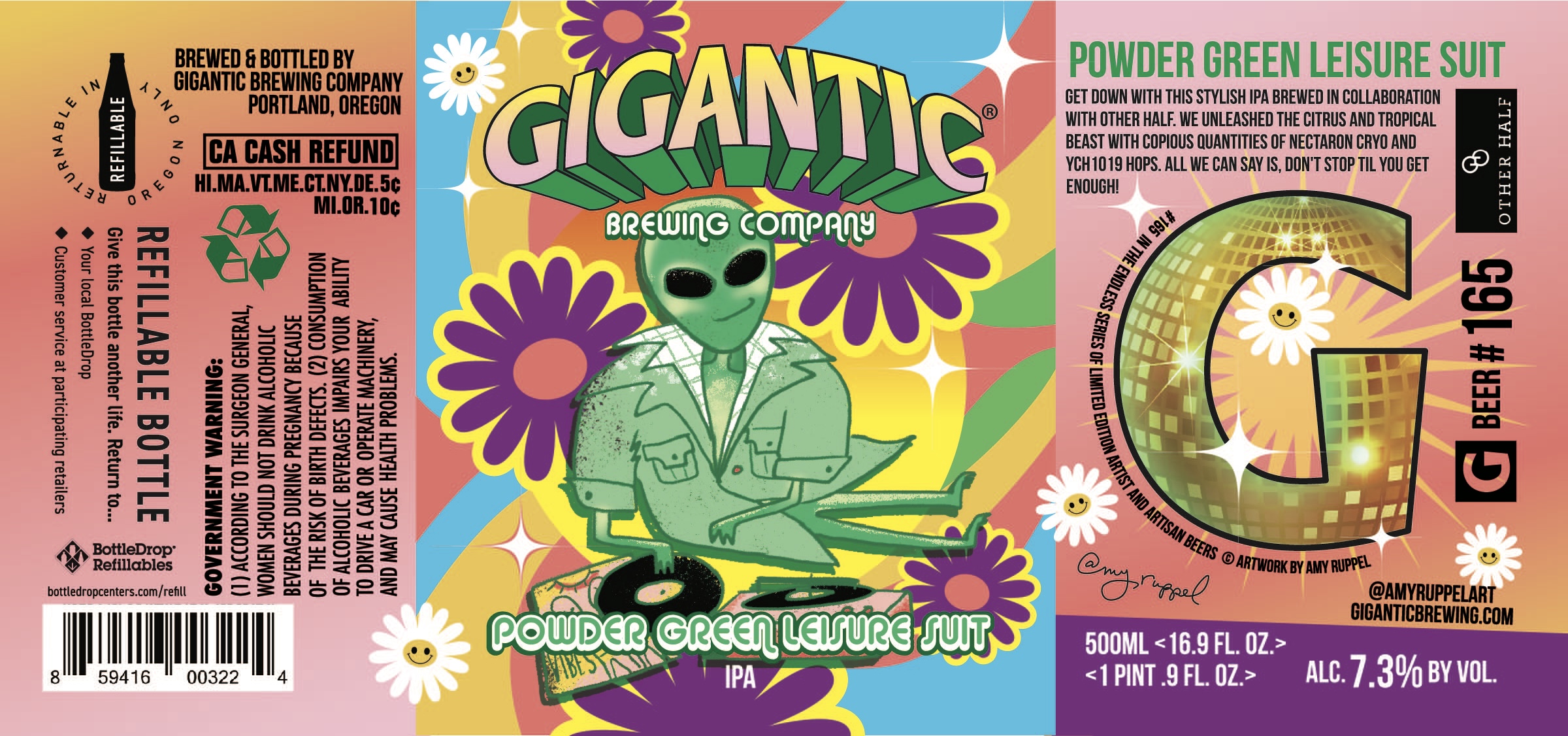 Gigantic & Other Half Release Powder Green Leisure Suit – BREWPUBLIC.com