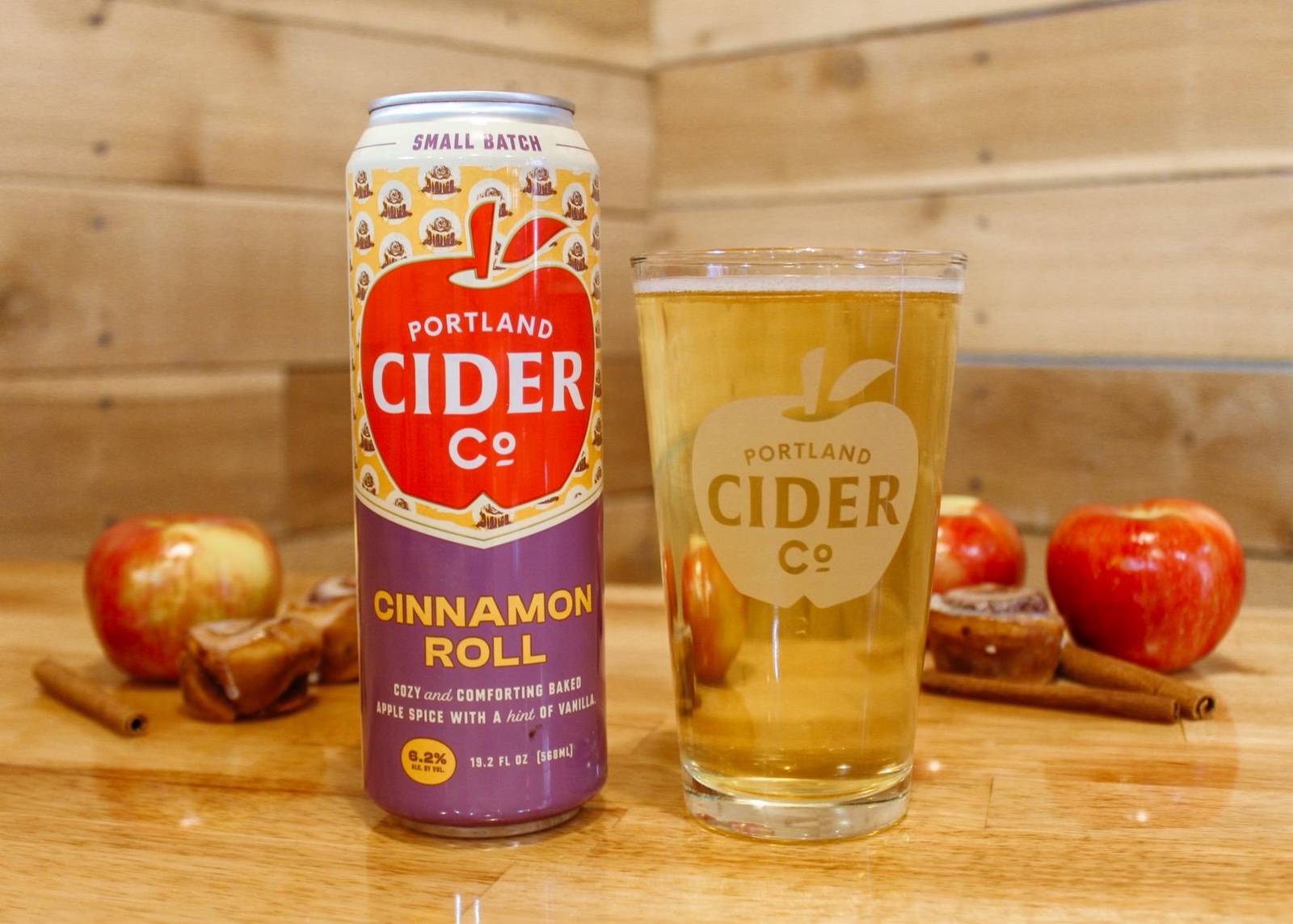image of Cinnamon Roll Cider courtesy of Portland Cider Co.