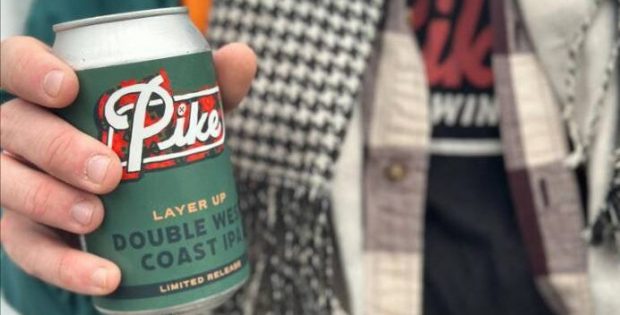 image of Layer Up Double West Coast IPA courtesy of Pike Brewing