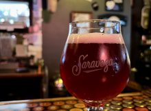 Saraveza celebrates its 15th Anniversary with Saraceañera, a Foeder-aged Belgian Tripel with cherries brewed with Upright Brewing.
