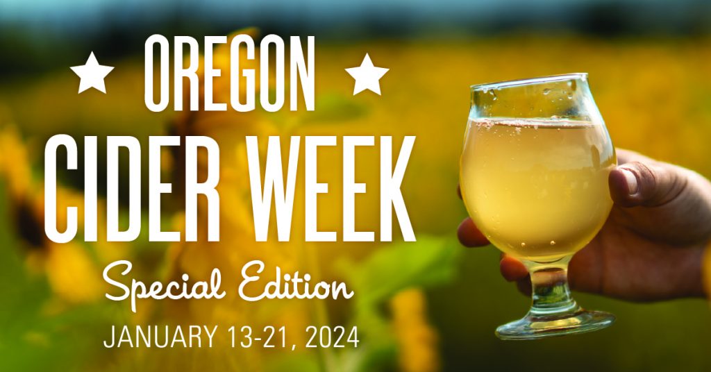 Oregon Cider Week Special Edition To Take Place in January 2024