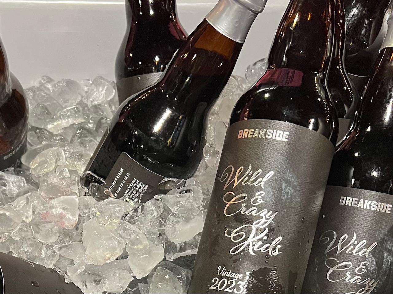 Wild & Crazy Kids from Breakside Brewery was served at the 2023 Festival of Wood and Barrel Aged Beer.