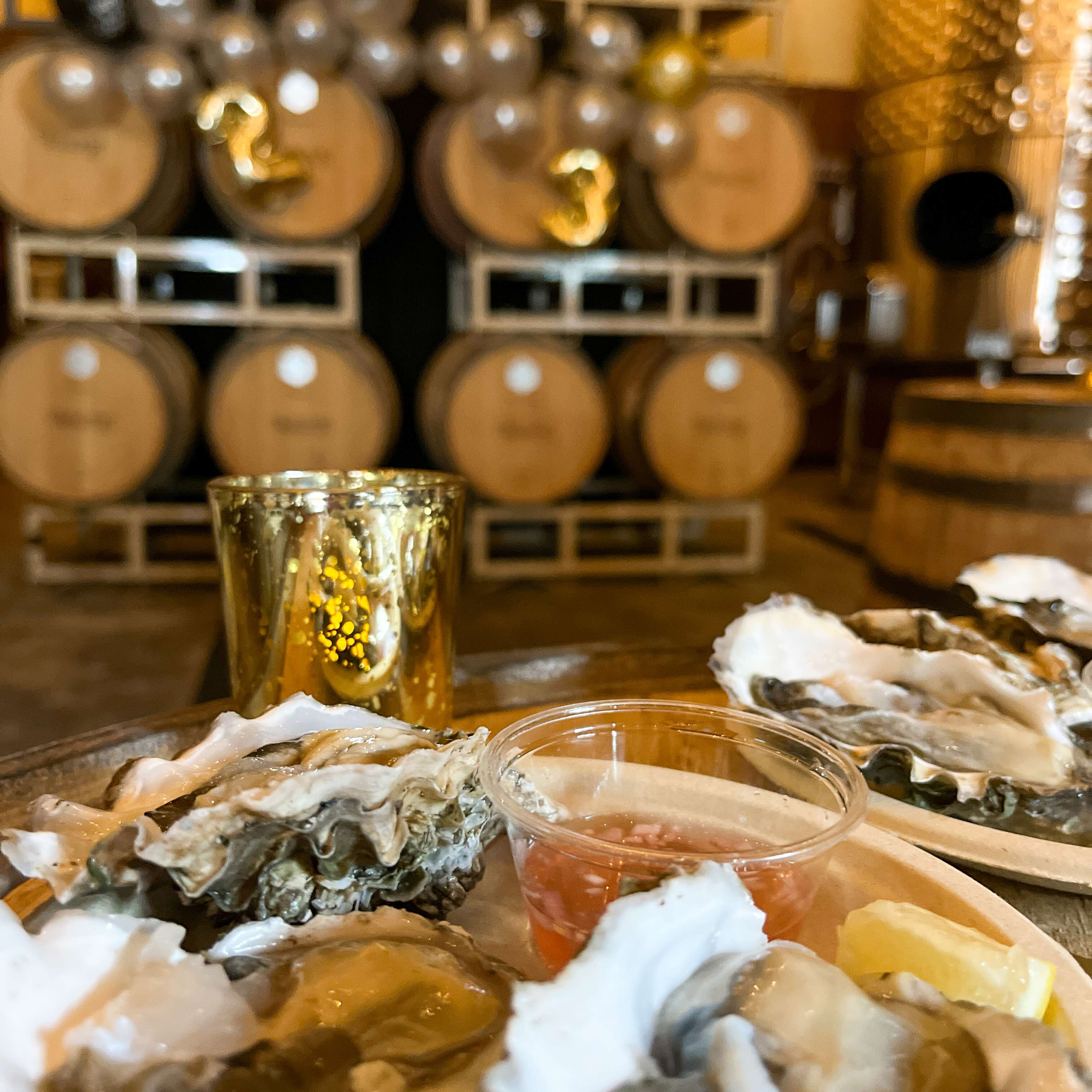 Celebrate New Year's Eve at Alesong Brewing & Blending with oysters. (image courtesy of Alesong Brewing & Blending)
