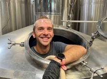 Craig MacLellan of Barebottle Brewing Company, winner of the 2024 American Brewers Guild Scholarship from the Glen Hay Falconer Foundation.