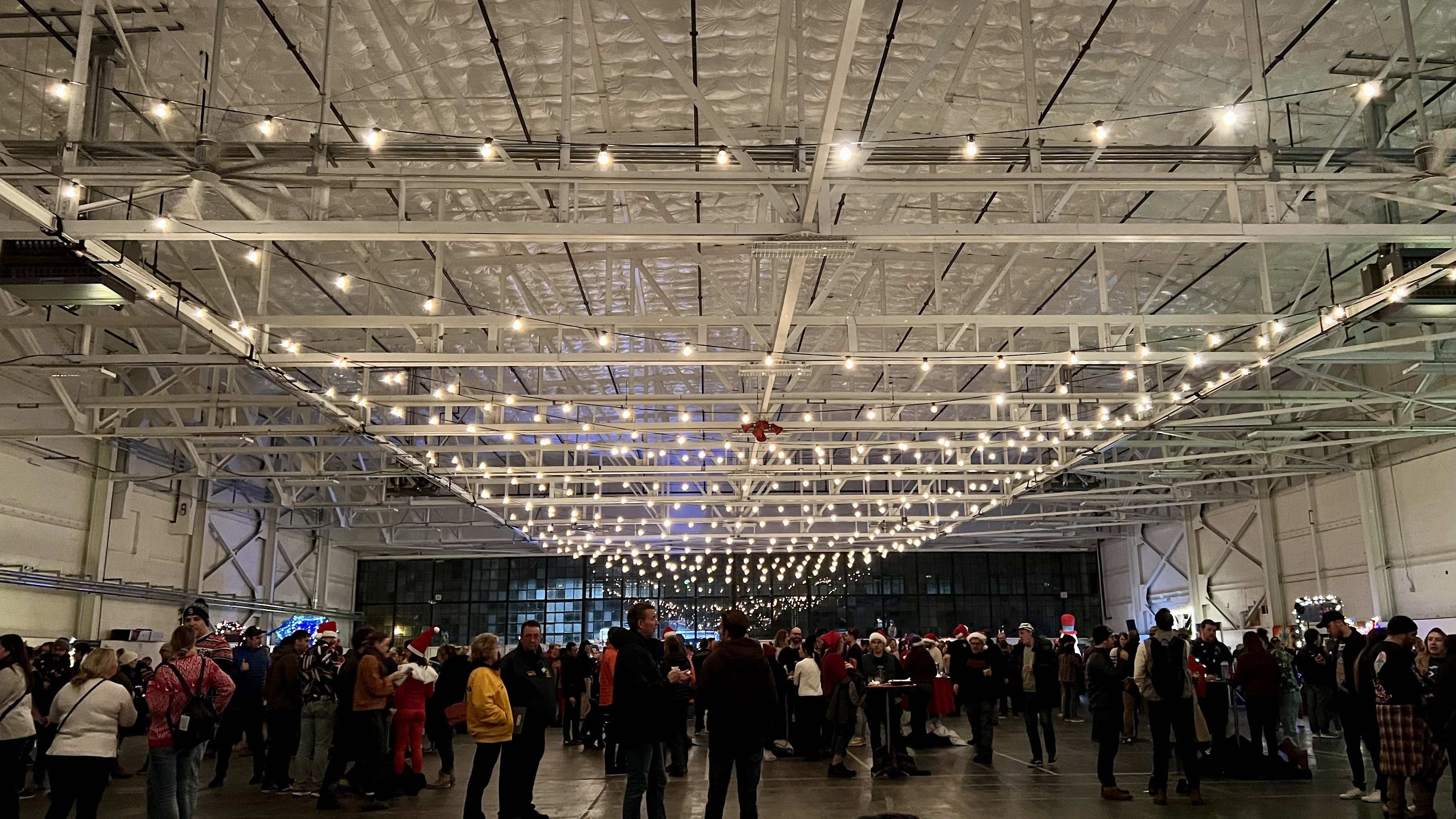 The festive crowd at the Washington Winter Beer Fest.