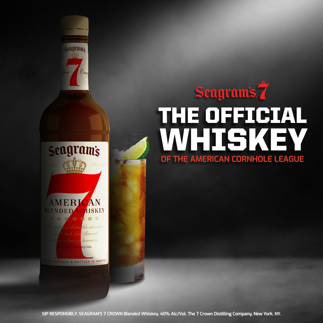 Seagram's 7 Crown Partners With American Cornhole League As Official Whiskey Sponsor