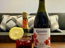 Cheers to National Lambrusco Day with the Riunite Lambrusco Spritz