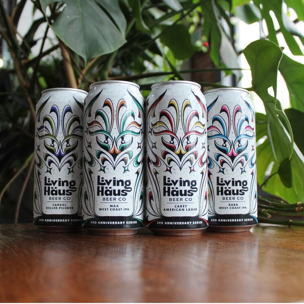 image of Living Haus Beer Company 2nd Anniversary beer courtesy of Living Haus Beer Company