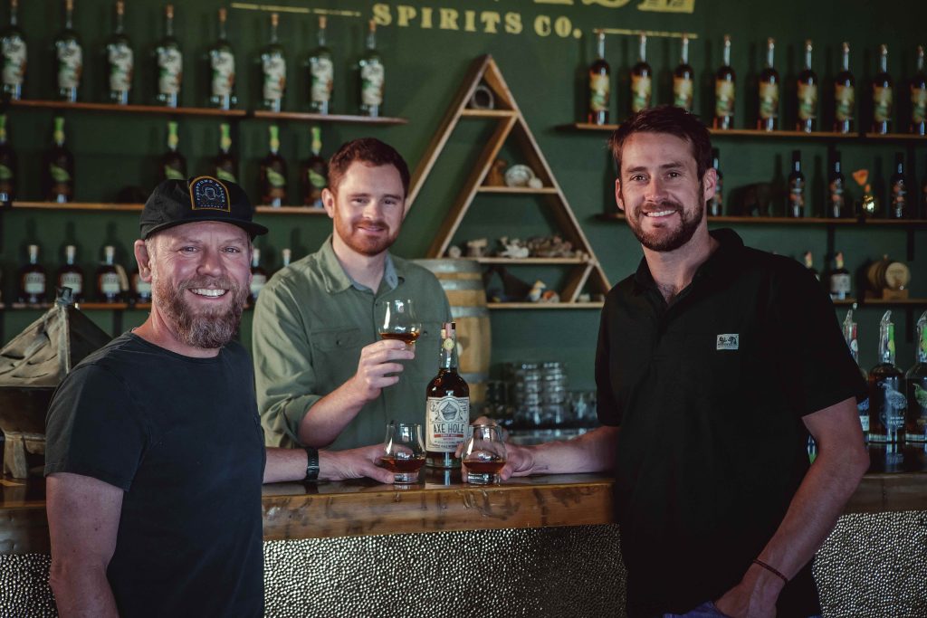 image of Matt Brynildson, Aaron Bergh, and Nick Firestone courtesy of Firestone Walker