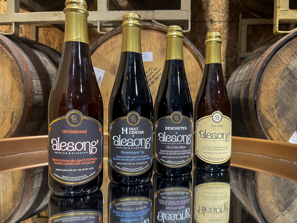 Alesong Brewing & Blending 2024 Summer Releases - Old Fashioned, Showstopper '24, Vin the the Abyss and Gose Anejo.