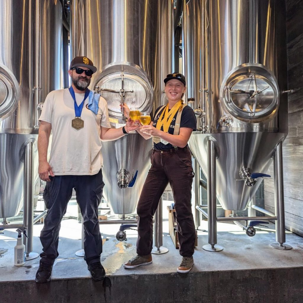 Culture Brewing received Best of Show Gold for its Kostka-Busser at the 2024 Honey Beer Competition. (image courtesy of Culture Brewing)