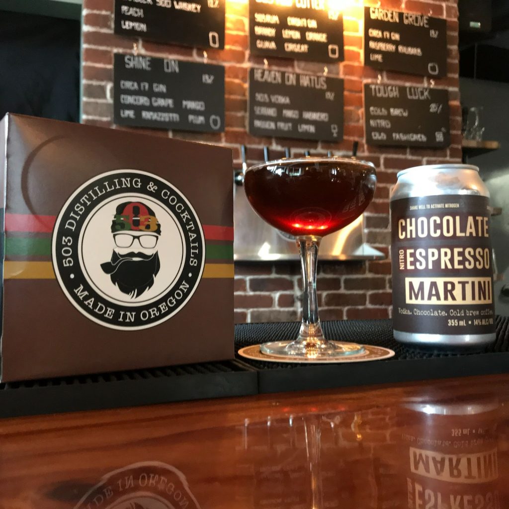 503 Distilling launches Chocolate Espresso Martini. (image courtesy of 503 Distilling)