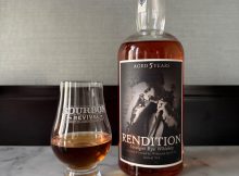 A dram of Wildwood Spirits Co. Rendition Rye.