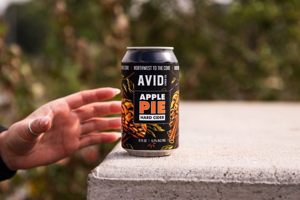 image of Apple Pie Cider courtesy of AVID Cider Co.