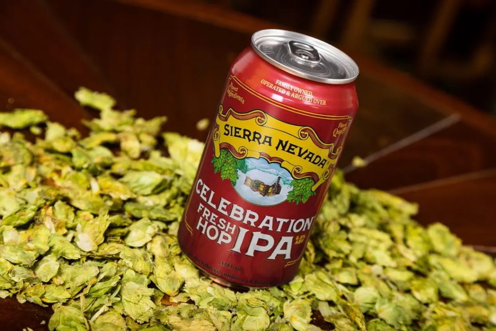 image of Celebration Fresh Hop IPA courtesy of Sierra Nevada