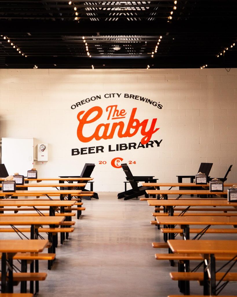 image of The Canby Beer Library courtesy of Oregon City Brewing Co.