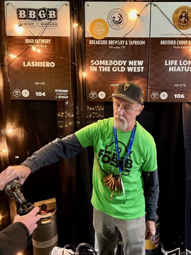 Breakside Brewery was awarded 1st Place for its Somebody New In The Old West in the Strong Porter & Stout category at the 2024 Festival of Wood & Barrel Aged Beer.